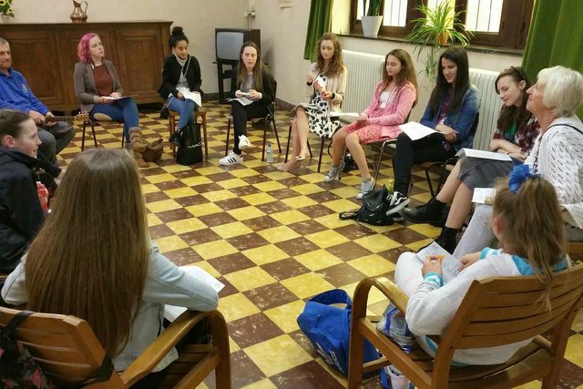 Meeting Sister Margaret.