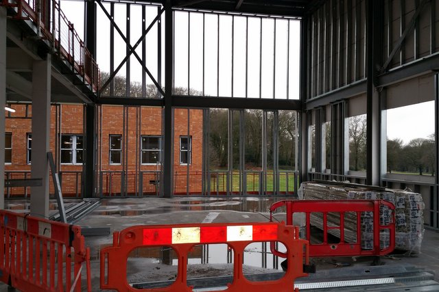 Our new Chapel is a double height space overlooking the fields towards Woolton Village.
