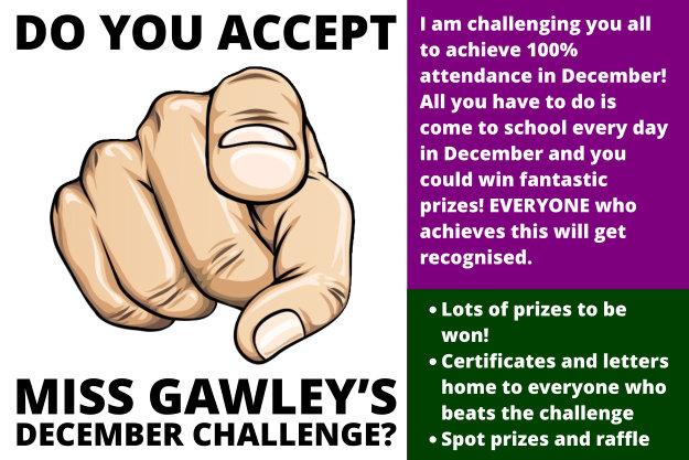 December Attendance Challenge