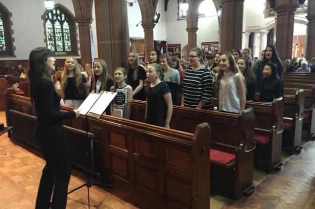 Students Perform at Marie Curie Memorial Service
