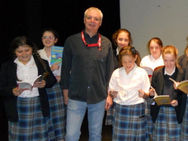 Successful children's author and poet visits St. Julie's
