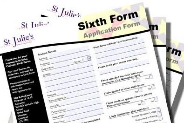 Sixth Form Application Deadline!