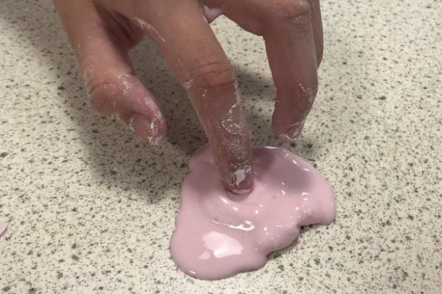 Science Club Put The Squeeze On Oobleck!