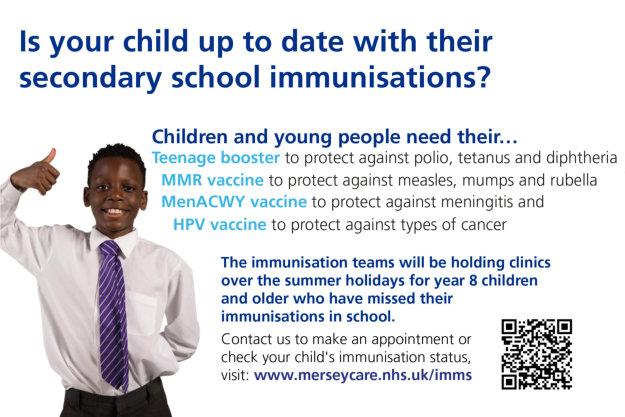 Summer Immunisation Clinics